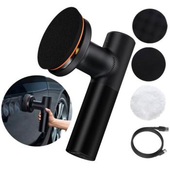 Baseus elektromos vezeték nélküli polírozó gép, 30W, 4000mAh, fekete kép