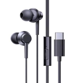Baseus Encok CZ11 USB-C vezetékes mikrofonos fülhallgató, fekete kép