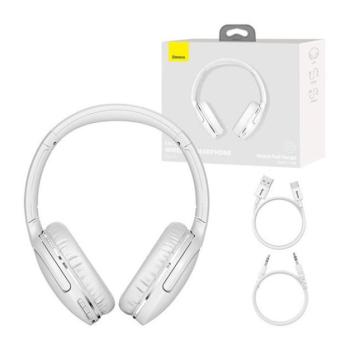 Baseus Encok D02 Pro wireless bluetooth fejhallgató, fehér kép