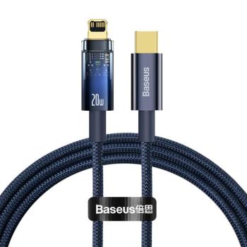Baseus Explorer Series kábel USB Type-C - Lightning 20W 1m kék (CATS000003) kép