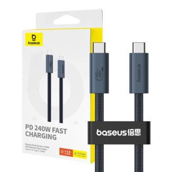 Baseus Flash gyorstöltő kábel USB-C, 240W, 1m, fekete kép