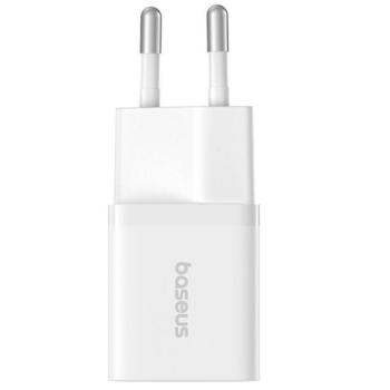 Baseus GaN5 Mini USB-C hálózati gyorstöltő adapter, 25W, fehér kép