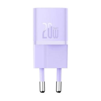 Baseus GaN5 Type-C hálózati töltő 20W, lila kép