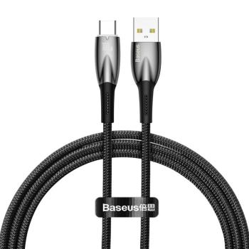 Baseus Glimmer Series gyors töltőkábel USB-A - USB-C 100W 480Mbps 1m fekete kép