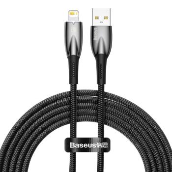 Baseus Glimmer Series kábel gyors töltéssel USB-C - Lightning 480Mb/s 2.4A 2m fekete kép