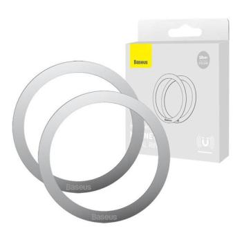 Baseus Halo Mágneses gyűrű telefonokhoz, MagSafe, Ezüst kép