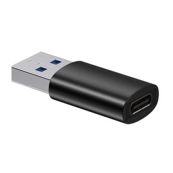BASEUS INGENUITY adapter (USB - Type-C, töltés, adatátvitel, OTG) FEKETE Asus Zenfone 3 5.5 (ZE552KL), Honor 8, Sony Xperia X Compact (F5321), Sony Xperia XZ (F8331), Asus Zenfone 3 Deluxe (ZS570KL kép