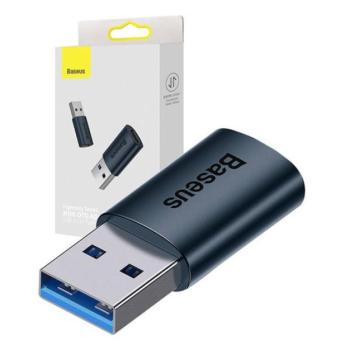 Baseus Ingenuity USB-A-USB-C OTG adapter, kék kép