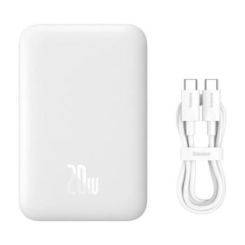 Baseus Magnetic Mini powerbank 6000mAh 20W - fehér kép