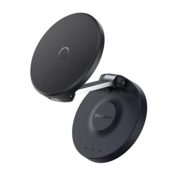 BASEUS MAGPRO tartó (ragasztható, állítható, összecsukható, Magsafe kompatiblis) FEKETE kép