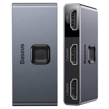 Baseus Matrix kétirányú HDMI Switcher, szürke kép