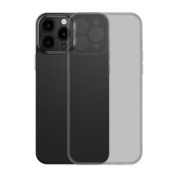 Baseus matt üveg tok iphone 13 pro kemény tok zselés fekete (arws001001) kép