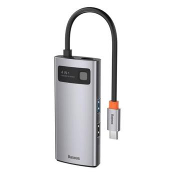 Baseus Metal Gleam USB-C Hub, 4-in-1 USB-C, USB2.0, USB3.0, HDMI kép