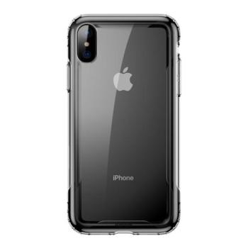 BASEUS műanyag telefonvédő (szilikon keret, közepesen ütésálló, légpárnás keret) FEKETE Apple iPhone XS Max 6.5 kép