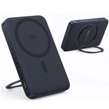 Baseus PicoGo Powerbank / külső akkumulátor kitámasztóval, USB-C port, PD + FQI, 5000mAh, 20W, fekete kép