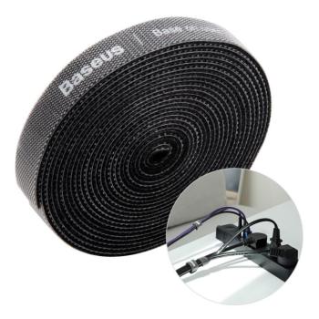 Baseus Rainbow Circle tépôzárakkal kábelek rendezésére 3m Fekete (ACMGT - F01) kép