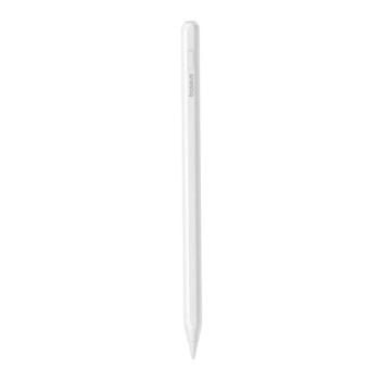 BASEUS SMOOTH WRITING 2 DUAL érintő ceruza (aktív, kapacitív, LED jelzés + póthegy) FEHÉR Apple Pencil kompatibilis kép