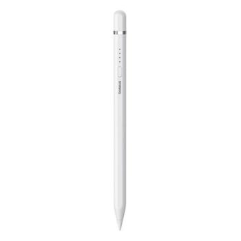 BASEUS SMOOTH WRITING érintő ceruza (aktív, kapacitív, lightning plug-in + póthegy, Apple Pencil kompatibilis) FEHÉR Apple IPAD, IPAD 2, IPAD (3rd Generation) kép
