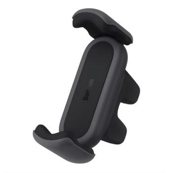 BASEUS STEEL CANNON 2 autós tartó (szellőzőre, állítható, 360°-ban forgatható, 5.4-6.7&quot; méret) FEKETE Apple iPhone 7 4.7, Apple iPhone 7 Plus 5.5, Blackberry DTEK50 , Vodafone Smart tur kép