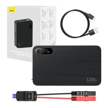 Baseus Super Energy Pro+ autó akkumulátor inditó / powerbank, 1200A, fekete kép