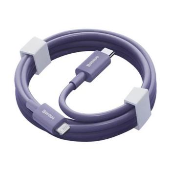 BASEUS SUPERIOR adatkábel és töltő (Type-C - lightning 8pin, 20W, PD gyorstöltés támogatás, 100cm) LILA Apple IPAD 2, Apple iPhone 5, Apple iPhone 5C, Apple iPhone X 5.8, Apple iPhone 11 Pro M kép
