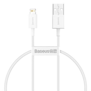 Baseus Superior kábel USB - Lightning 2,4a 0,25 m White (CALYS-02) kép