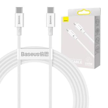 Baseus Superior Series USB-C-USB-C kábel, 100 W, 2 m, fehér kép