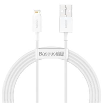 Baseus Superior Series USB-Lightning kábel, 2,4A, 1,5m fehér kép