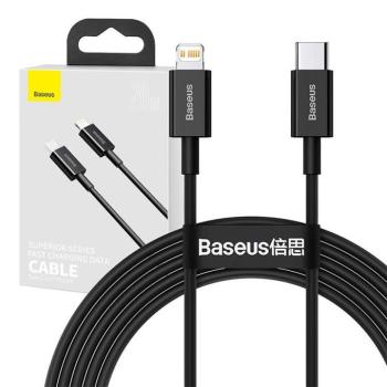 Baseus Superior Series USB-Lightning kábel, 20 W, PD, 2 m, fekete kép