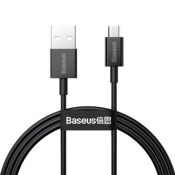Baseus Superior Series USB - micro USB gyors töltés adatkábel 2A 1m fekete (CAMYS-01) kép