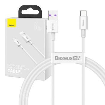 Baseus Superior Series USB-USB-C kábel, 66 W, 1m fehér kép
