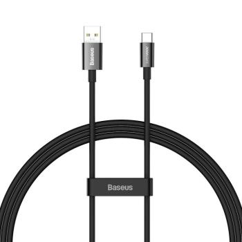 Baseus Superior sorozat SUPERVOOC USB-A USB-C kábel 65W 1m fekete kép