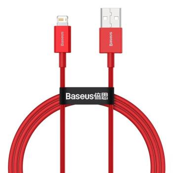 Baseus Superior USB - Lightninggyors töltés adatkábel 2,4 A 1 m piros (CALYS-A09) kép
