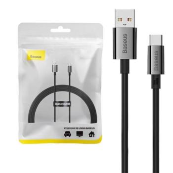 Baseus Superior USB / USB-C töltő- és adatkábel, 100W, 1,5m, fekete kép
