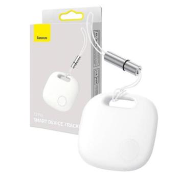 Baseus T2 Pro Bluetooth nyomkövető zsinórral, fehér kép
