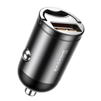 Baseus Tiny Star autós szivargyújtó gyorstöltő USB, 30W, szürke kép