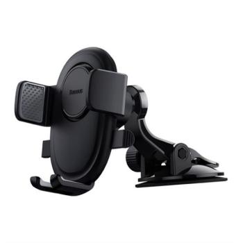 BASEUS ULTRACONTROL LITE autós tartó (műszerfalra, szélvédőre, tapadókorongos, automata, 5.4-7.2&quot; méret) FEKETE Xiaomi Poco F5 Pro, Google Pixel 5, Samsung Galaxy M51 (SM-M515F), Samsung kép