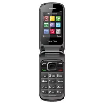 Beafon C245 nyomógombos mobiltelefon, kamerás, összecsukható, Dual SIM, LCD kijelzővel, piros kép