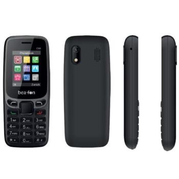 Beafon C80 nyomógombos mobiltelefon, kamerás, Dual SIM, LCD kijelzővel, fekete kép