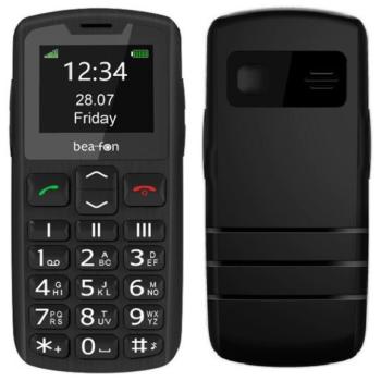 Beafon SL230 nyomógombos mobiltelefon, kamerás, LCD kijelzővel, fekete kép