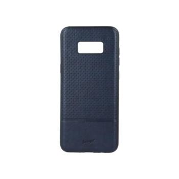 Beeyo Premium Huawei Y5 2018 / Honor 7S sötétkék műbőr bevonatos szilikon tok kép