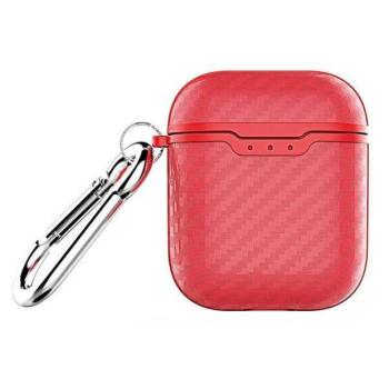 Beline AirPods Carbon Cover Air Pods 1/2 piros tok kép