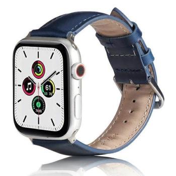 Beline Apple Watch bőr óraszíj 42/44/45/49mm kék kép