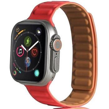 Beline Apple Watch mágneses óraszíj 42/44/45/49mm piros kép