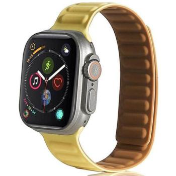 Beline Apple Watch mágneses óraszíj 42/44/45/49mm sárga kép