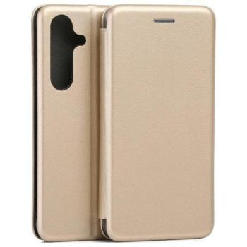 Beline Book Magnetic könyvtok Samsung Galaxy S25 - arany színű kép