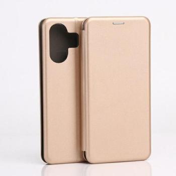 Beline Book Magnetic mágneses könyvtok Xiaomi 13C/Poco C65 arany színű  kép