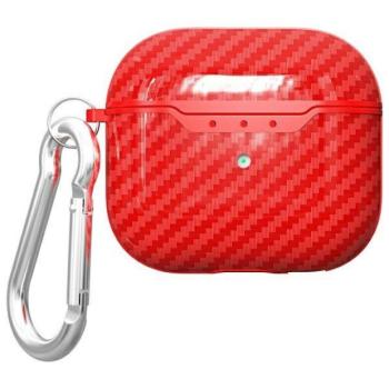 Beline Carbon Cover tok AirPods 4 - piros kép