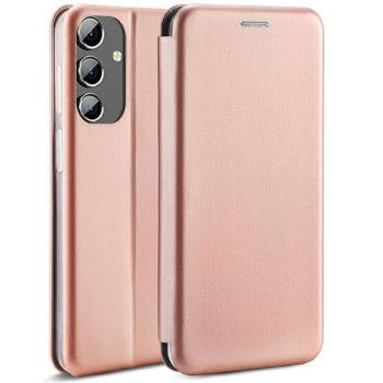 Beline Etui mágneses könyvtok Samsung A04s A047 rózsaarany kép