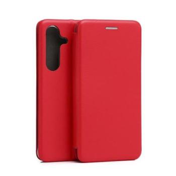 Beline Etui mágneses könyvtok Samsung S24 S921 piros kép